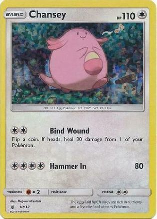 Chansey (10/12) [McDonald's Promos: 2018 Collection] | Silver Goblin