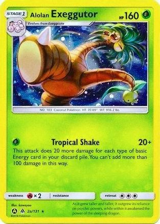 Alolan Exeggutor - 2a/131 (2a) Holofoil - Alternate Art Promos