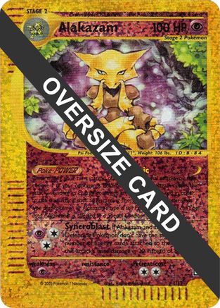 Alakazam - 1/12 (Box Topper) (1) Reverse Holofoil - Jumbo Cards