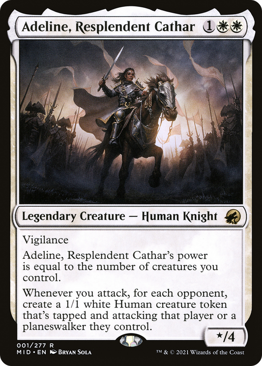 Adeline, Resplendent Cathar [Innistrad: Midnight Hunt] Foil