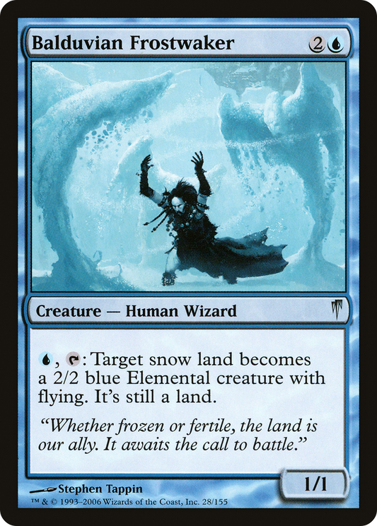 Balduvian Frostwaker [Coldsnap] Foil