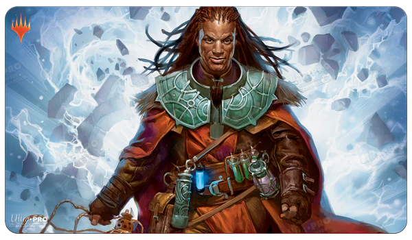 Commander 2019 Playmat Sevinne, the Chronolasm | Silver Goblin