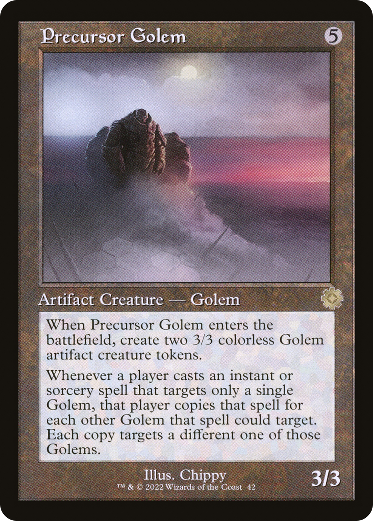 Precursor Golem (Retro) [The Brothers' War Retro Artifacts] | Silver Goblin