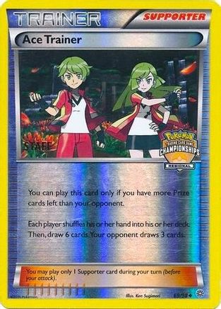 Ace Trainer - 69/98 (Regional Championships) [Staff] (69) Reverse Holofoil - League & Championship Cards