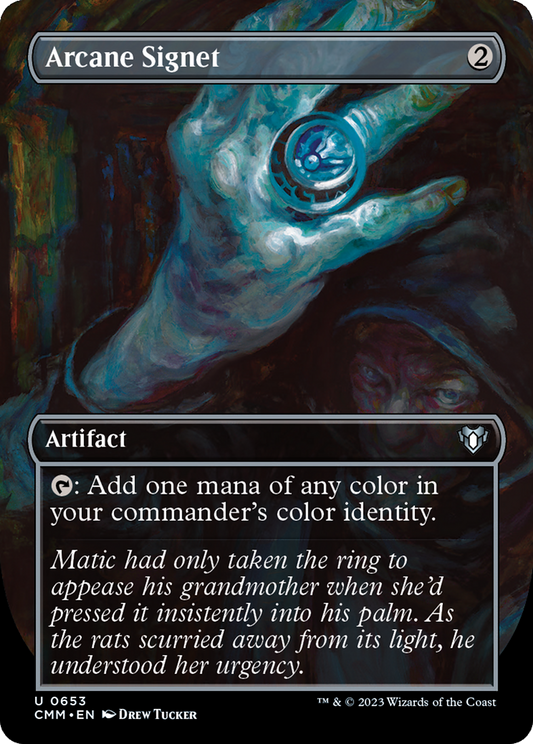 Arcane Signet (Borderless Alternate Art) [Commander Masters]