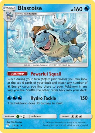 Blastoise (25) - Team Up