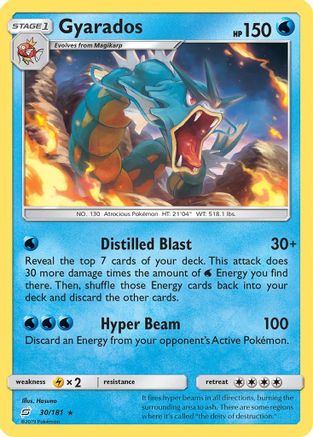 Gyarados (30) Holofoil - Team Up