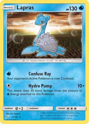 Lapras (31/181) [Sun & Moon: Team Up] | Silver Goblin