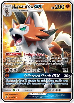 Lycanroc GX (82) Holofoil - Team Up