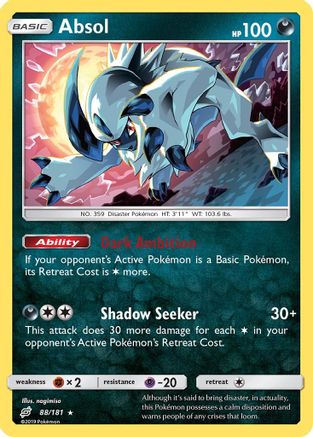 Absol (88) Reverse Holofoil - SM  Team Up