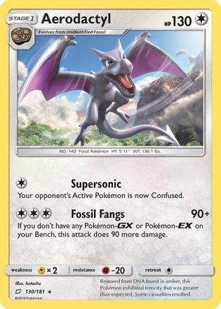 Aerodactyl (130) Reverse Holofoil - SM  Team Up