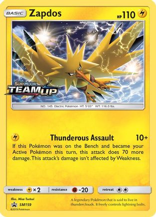 Zapdos - SM159 (Prerelease) (SM159) Holofoil - SM Promos