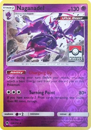 Naganadel (108/214) (League Promo) [Sun & Moon: Lost Thunder] | Silver Goblin