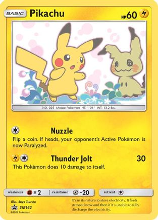 Pikachu - SM162 (SM162) Holofoil - SM Promos