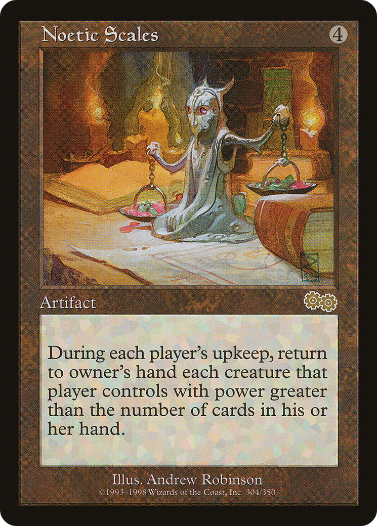 Noetic Scales [Urza's Saga] | Silver Goblin