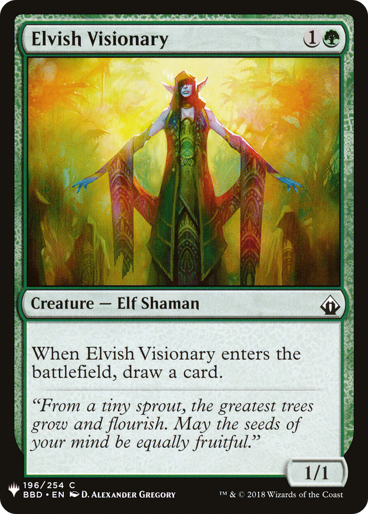 Elvish Visionary [Mystery Booster] | Silver Goblin