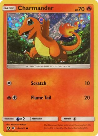 Charmander (18a/147) (General Mills Cereal Foil) [Alternate Art Promos] | Silver Goblin