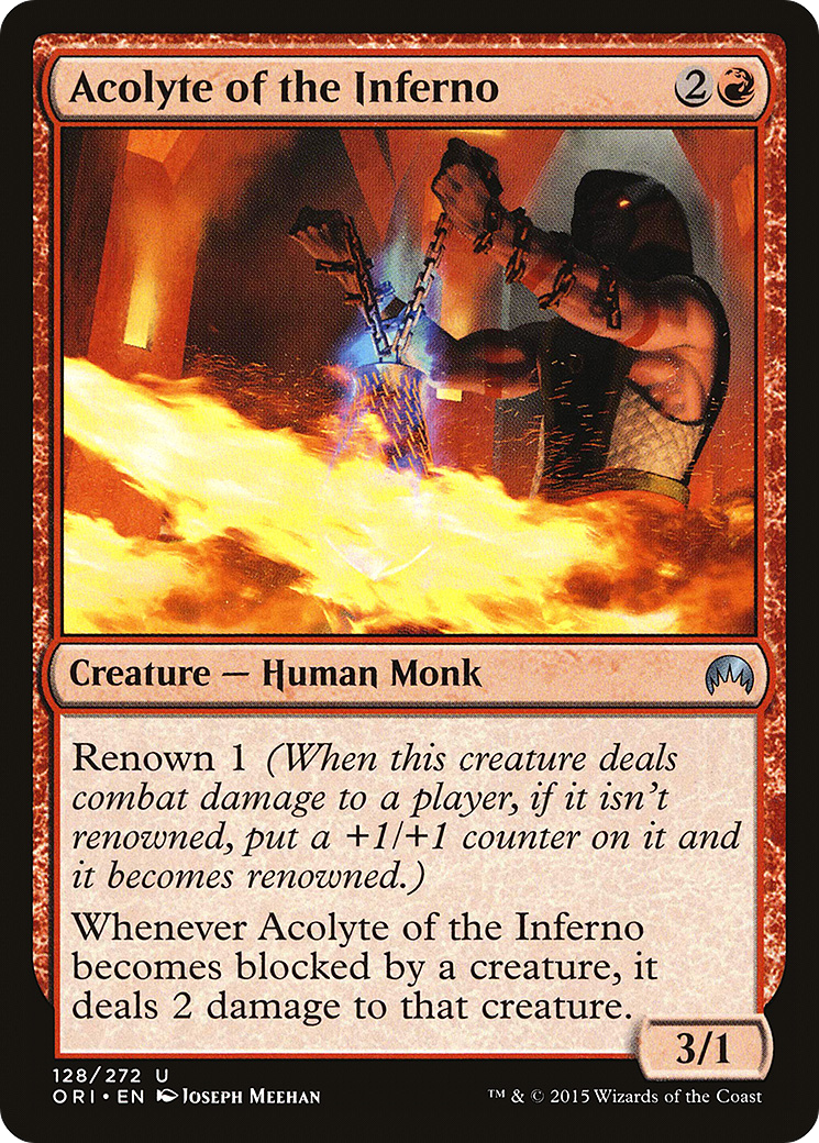 Acolyte of the Inferno [Magic Origins] Foil