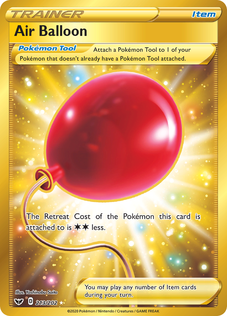 Air Balloon (213/202) [Sword & Shield: Base Set] | Silver Goblin