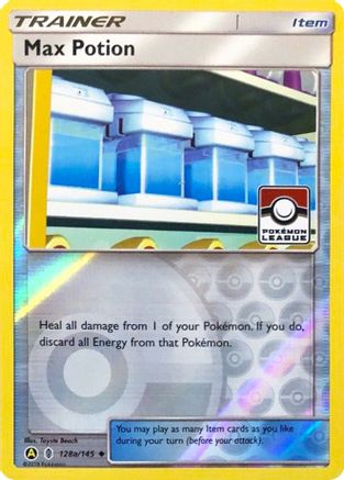 Max Potion (128a/145) (League Promo) [Sun & Moon: Guardians Rising] | Silver Goblin