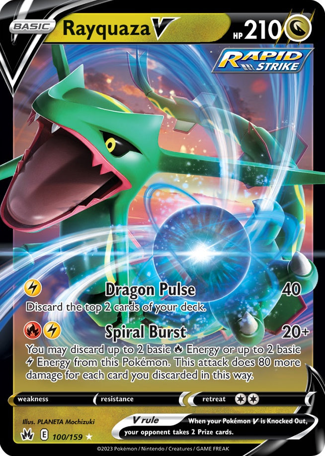 Rayquaza V 100/159 (Jumbo Card) [Sword & Shield: Evolving Skies] | Silver Goblin