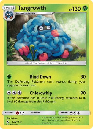 Tangrowth (17/214) [Sun & Moon: Unbroken Bonds] | Silver Goblin