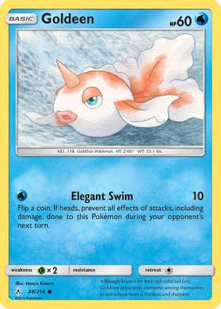 Goldeen (48/214) [Sun & Moon: Unbroken Bonds] | Silver Goblin