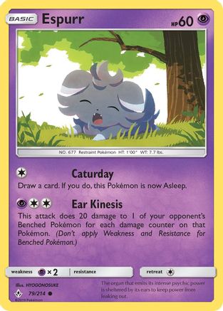 Espurr (79/214) [Sun & Moon: Unbroken Bonds] | Silver Goblin