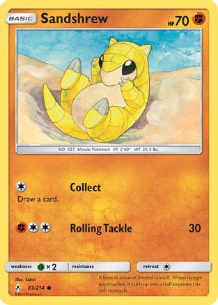 Sandshrew (83/214) [Sun & Moon: Unbroken Bonds] | Silver Goblin