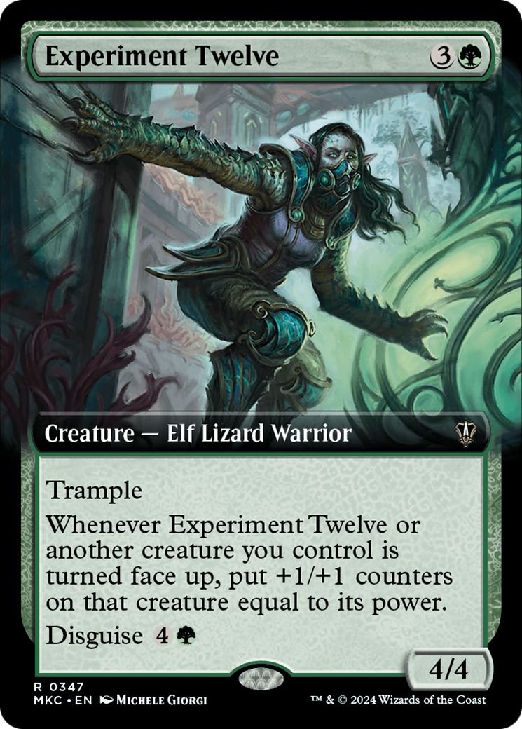 Experiment Twelve (Extended Art) [Murders at Karlov Manor Commander] | Silver Goblin