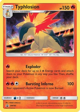 Typhlosion (SM185) [Sun & Moon: Black Star Promos] | Silver Goblin