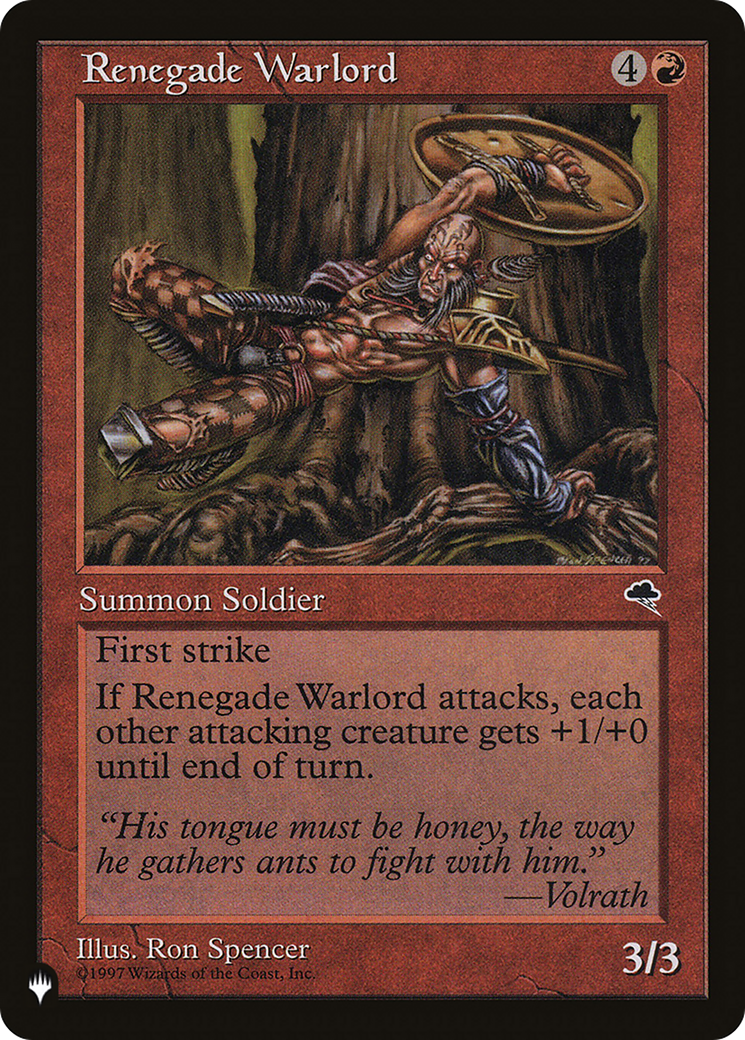 Renegade Warlord (TMP-197)