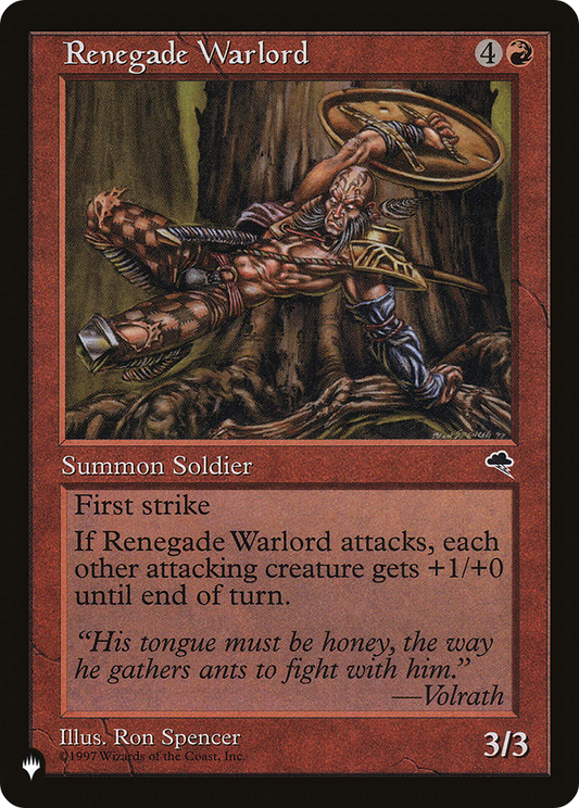 Renegade Warlord (TMP-197)