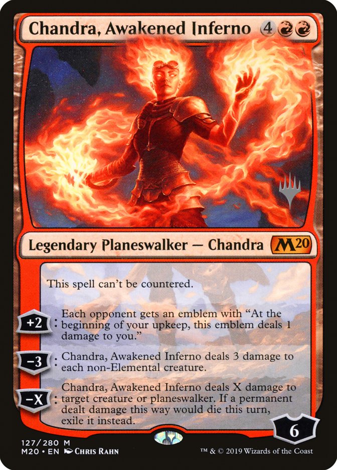 Chandra, Awakened Inferno (Promo Pack) [Core Set 2020 Promos] | Silver Goblin