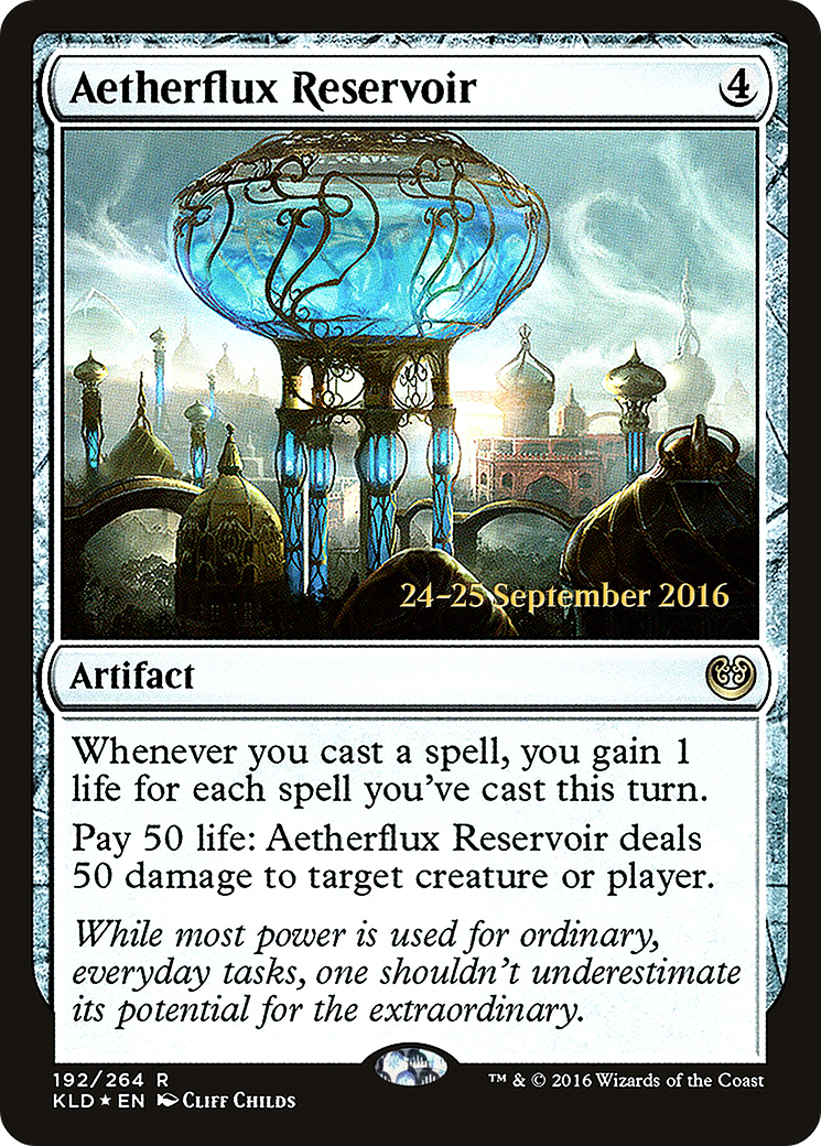 Aetherflux Reservoir [Kaladesh Prerelease Promos] | Silver Goblin