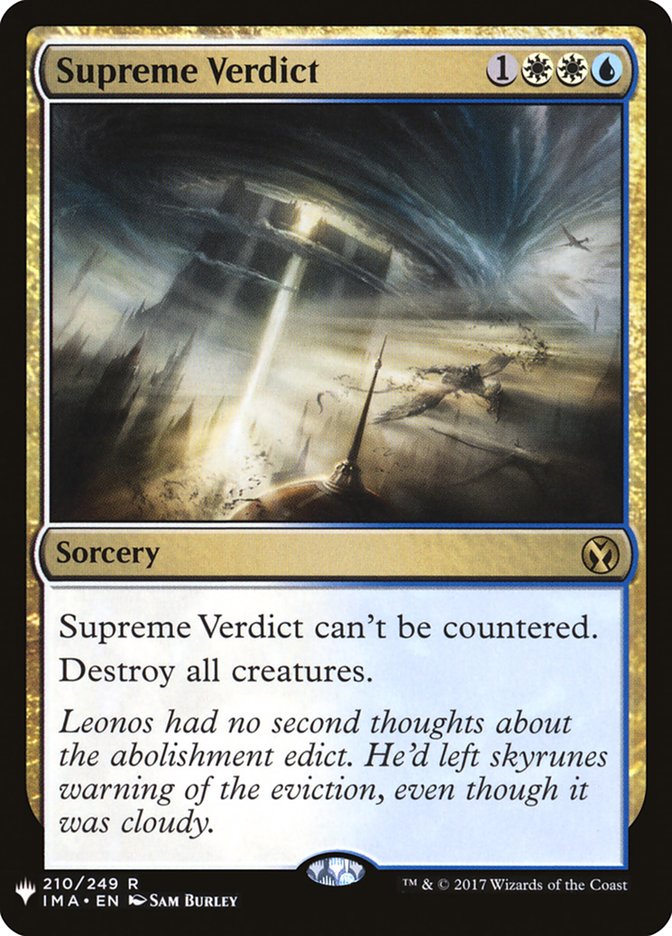Supreme Verdict [Mystery Booster] | Silver Goblin