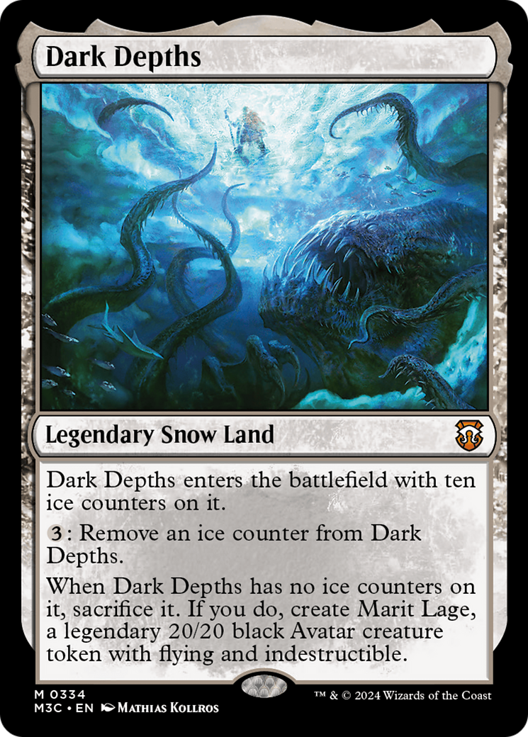 Dark Depths (Ripple Foil) [Modern Horizons 3 Commander] | Silver Goblin