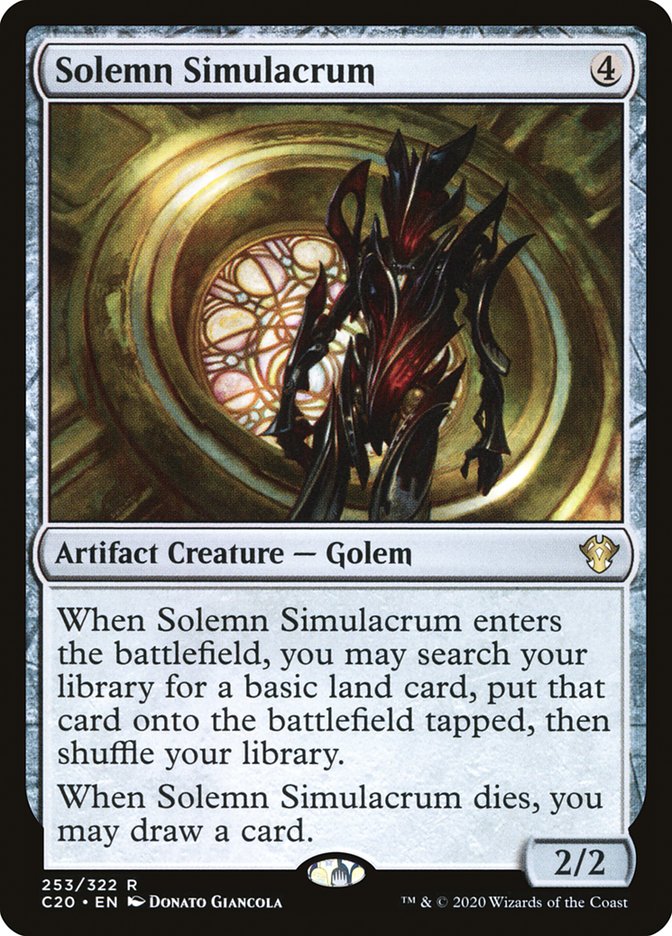 Solemn Simulacrum [Commander 2020] | Silver Goblin