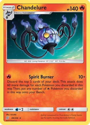 Chandelure (30) Holofoil - SM  Unified Minds
