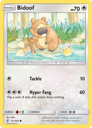 Bidoof (171/236) [Sun & Moon: Unified Minds] | Silver Goblin