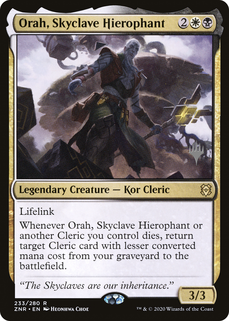 Orah, Skyclave Hierophant (Promo Pack) [Zendikar Rising Promos] | Silver Goblin