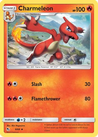 Charmeleon (8/68) [Sun & Moon: Hidden Fates] | Silver Goblin