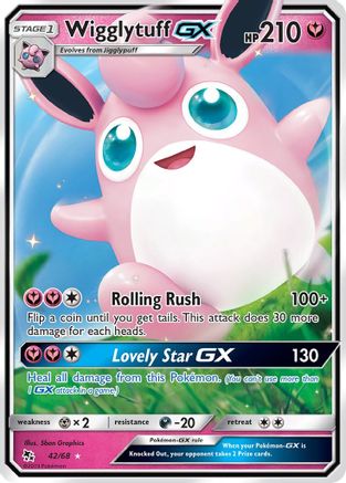 Wigglytuff GX (42/68) [Sun & Moon: Hidden Fates] | Silver Goblin