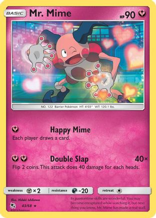 Mr. Mime (43/68) [Sun & Moon: Hidden Fates] | Silver Goblin