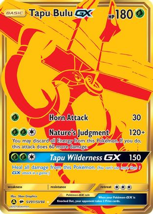 Tapu Bulu GX (SV91/SV94) [Sun & Moon: Hidden Fates - Shiny Vault] | Silver Goblin