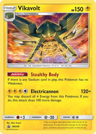 Vikavolt (SM208) [Sun & Moon: Black Star Promos] | Silver Goblin