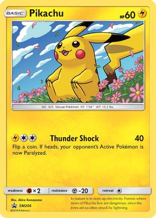 Pikachu - SM206 (SM206) Holofoil - SM Promos