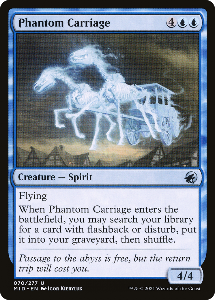 Phantom Carriage [Innistrad: Midnight Hunt] | Silver Goblin