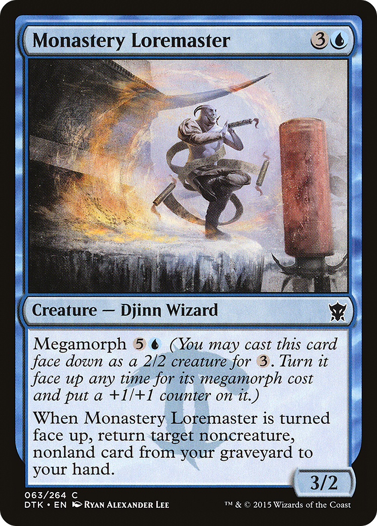 Monastery Loremaster [Dragons of Tarkir] Foil