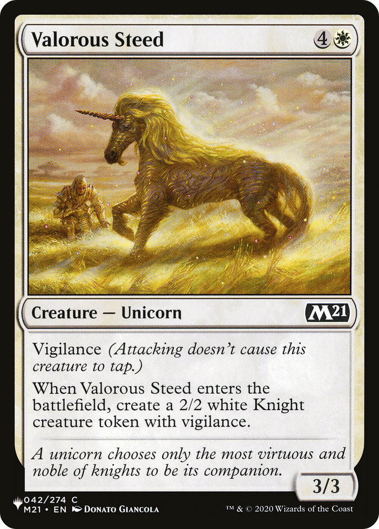 Valorous Steed (M21-42)